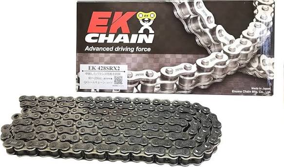 EK Chain 428 SRX2 128L Silver